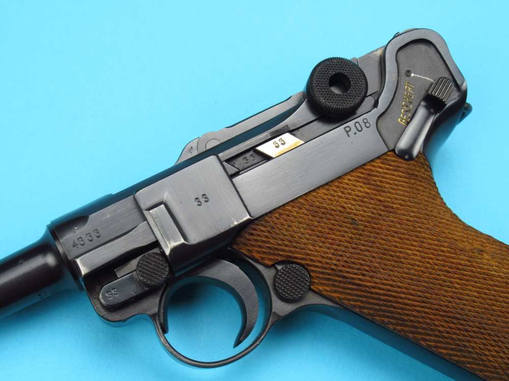 High condition 1941 WWII German Luger BYF41 Mauser P08 9mm P38-img-9