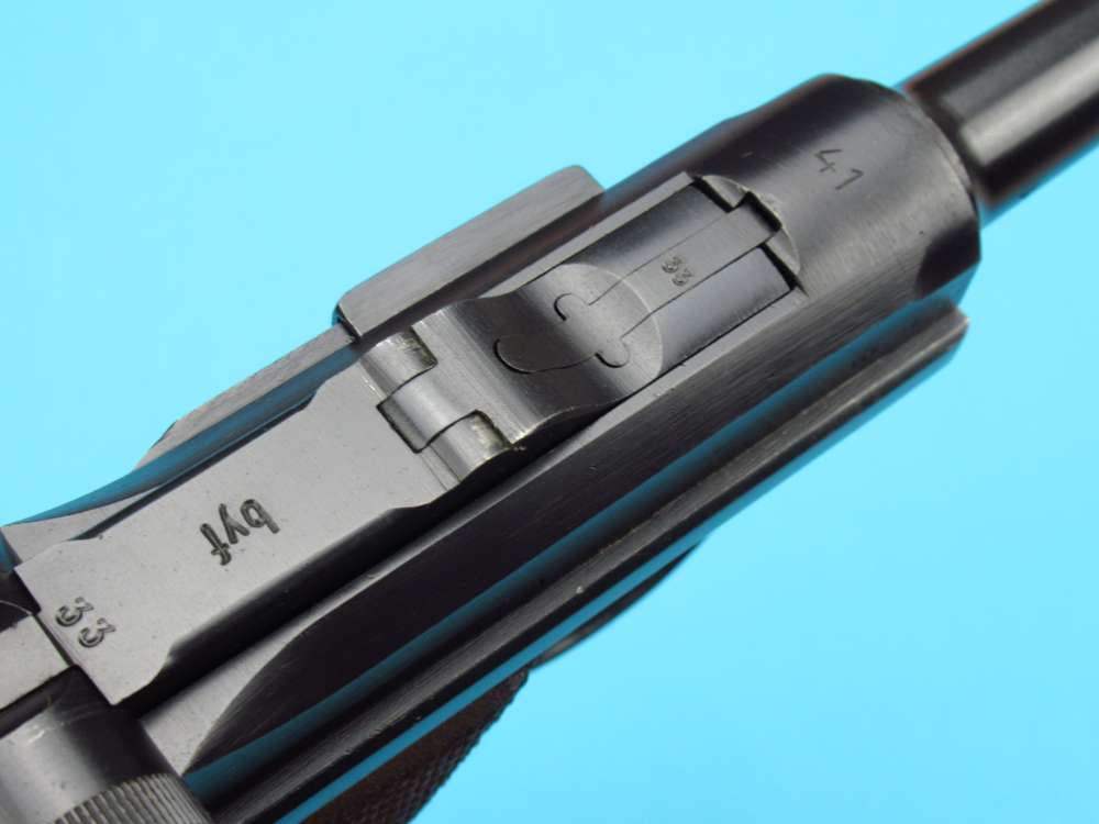 High condition 1941 WWII German Luger BYF41 Mauser P08 9mm P38-img-91