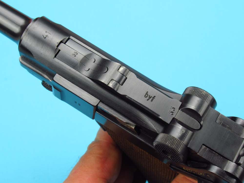 High condition 1941 WWII German Luger BYF41 Mauser P08 9mm P38-img-1
