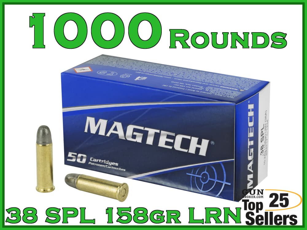 38 Special ammo Magtech .38 SPL 158 Grain LRN 38A-img-0