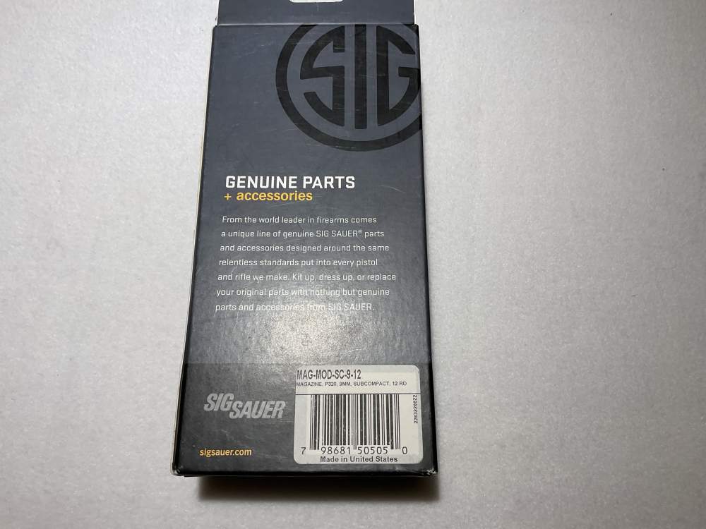 SigSaure p320 9MM Subcompact 12 rounds Set Of 2 -img-7