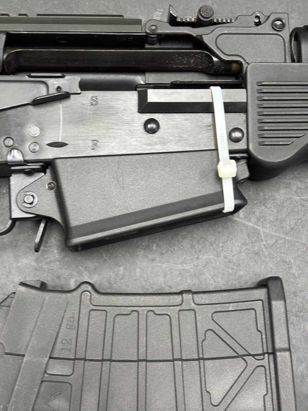 JTS MODEL M12AK 12 GAUGE SEMIAUTOMATIC SHOTGUN. NO RESERVE -img-15
