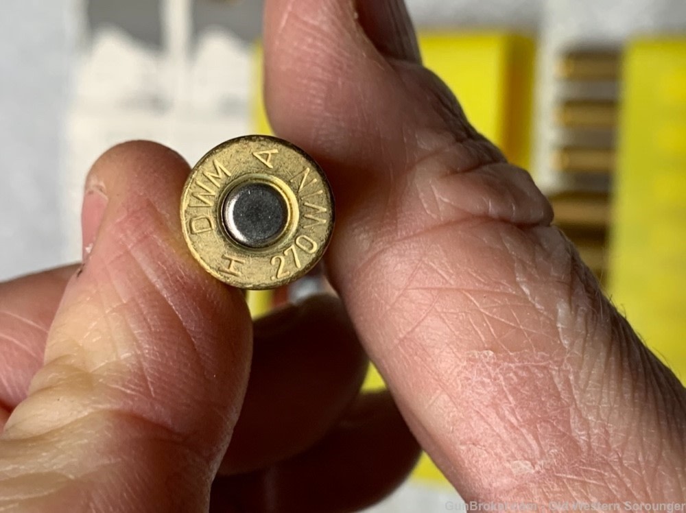 Vintage DWM Speer .270 ammo 20rds original ammo and box-img-4