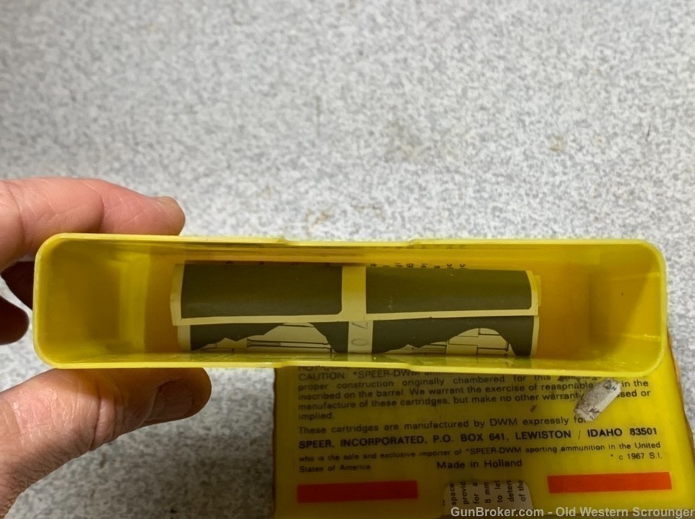 Vintage DWM Speer .270 ammo 20rds original ammo and box-img-7