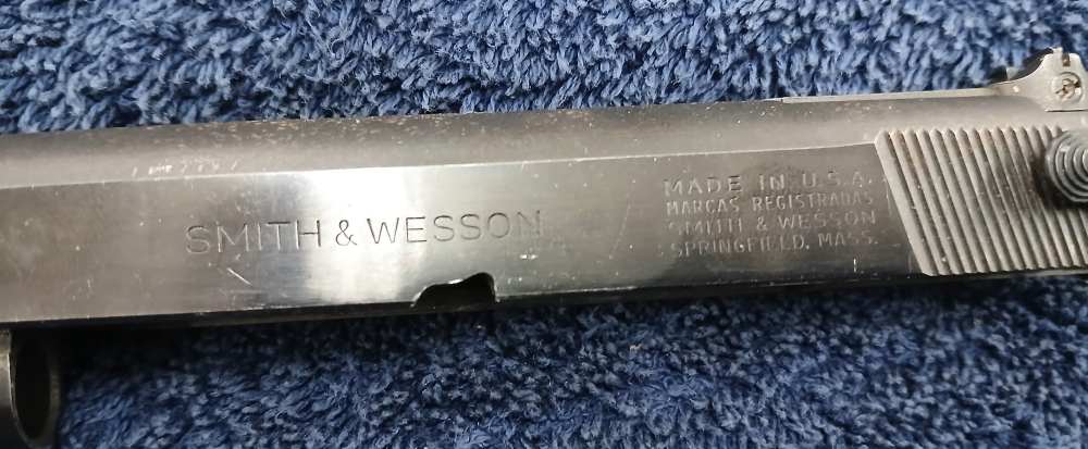  S&W  MODEL 39/59   9MM LUGER SLIDE  W/ BUSHING  P-1253A-img-8