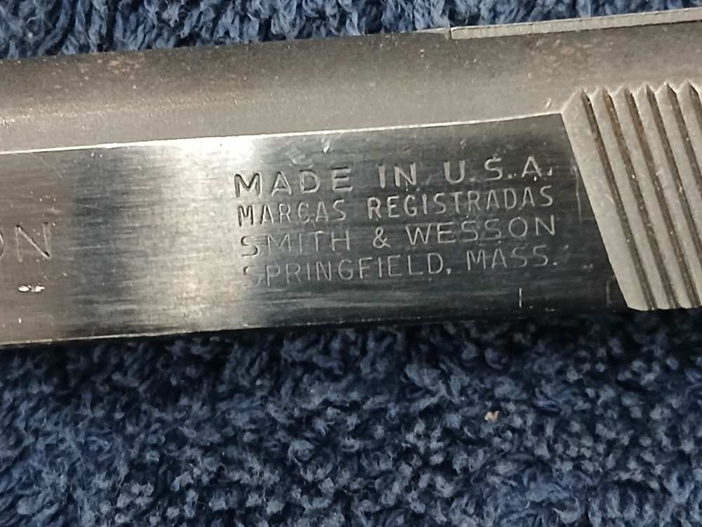  S&W  MODEL 39/59   9MM LUGER SLIDE  W/ BUSHING  P-1253A-img-4