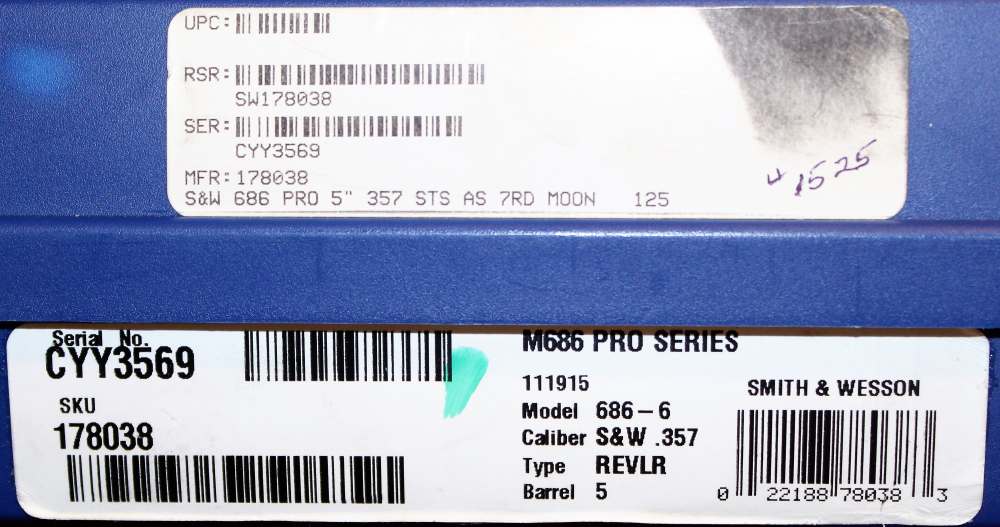 SMITH & WESSON 686-6 PRO NIB-img-9