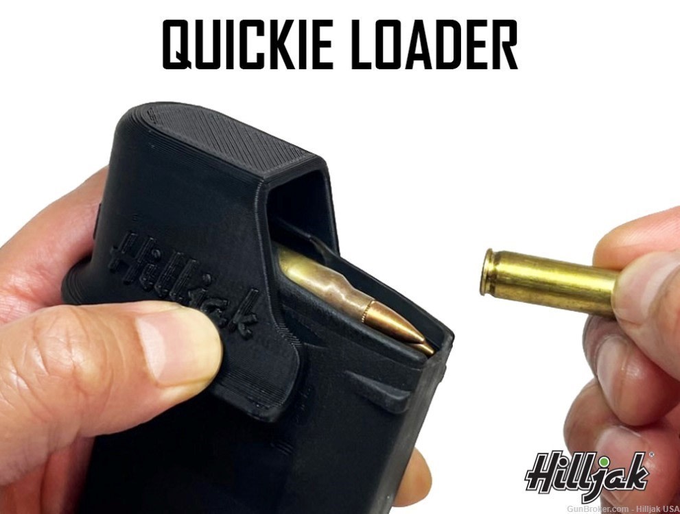 AR-15 Magazine Speed Loader, Hilljak Quickie Loader - QL556 Black-img-0