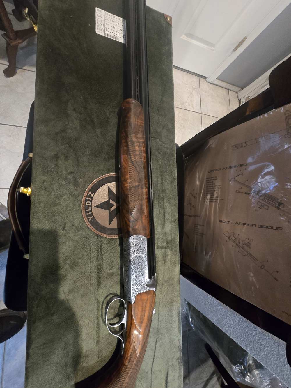 YILDIZ PRO SPORTING SPECIAL 20GA WITH ORIGINAL HARD CASE 30IN BARREL -img-8