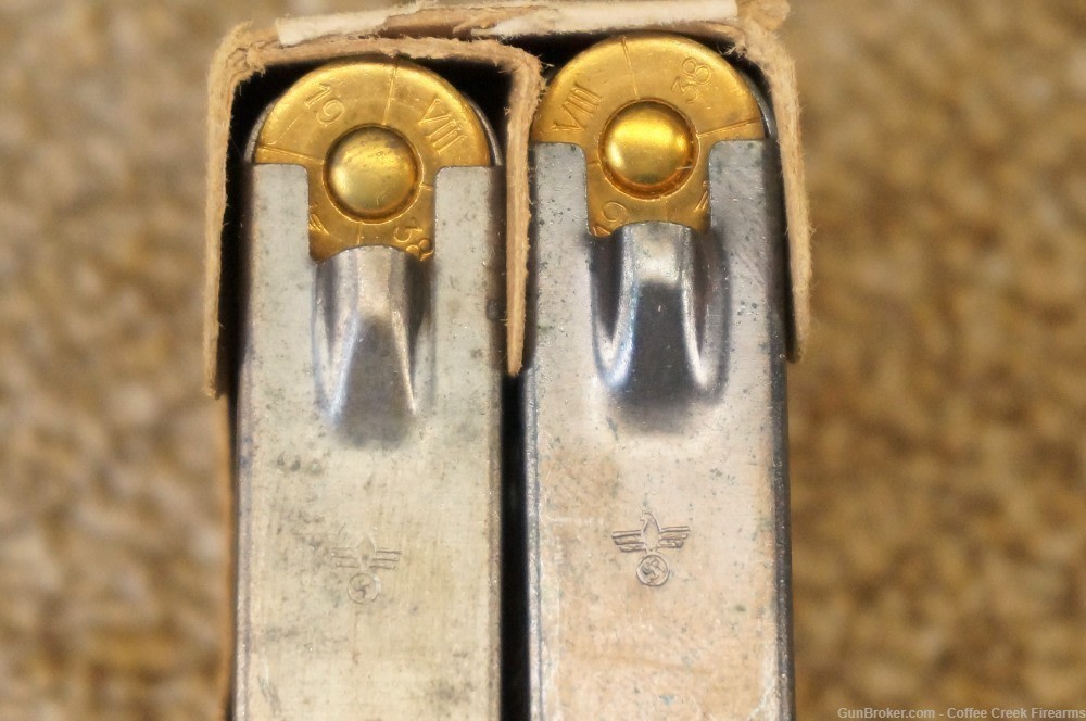 German 1939 WWII 8mm M 30 Scharfe S-Patronen Cartridge Stripper Clip Eagle -img-7