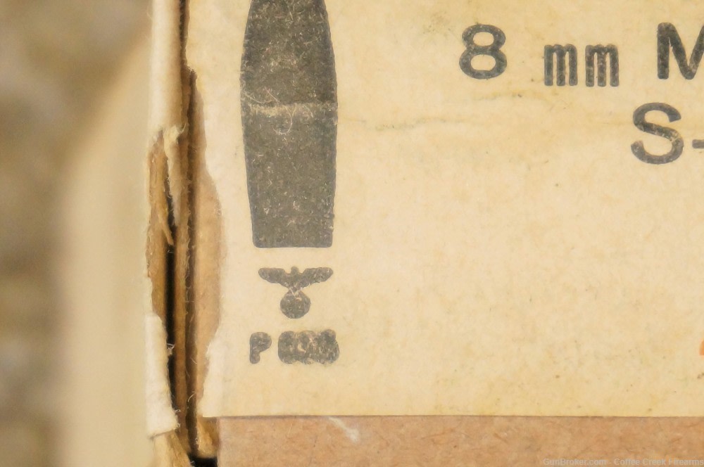 German 1939 WWII 8mm M 30 Scharfe S-Patronen Cartridge Stripper Clip Eagle -img-9