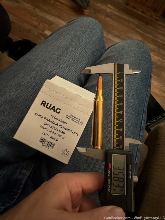 338 Lapua Magnum Mag Armor Piercing Ammo 10 Rounds NO CC FEES !-img-2