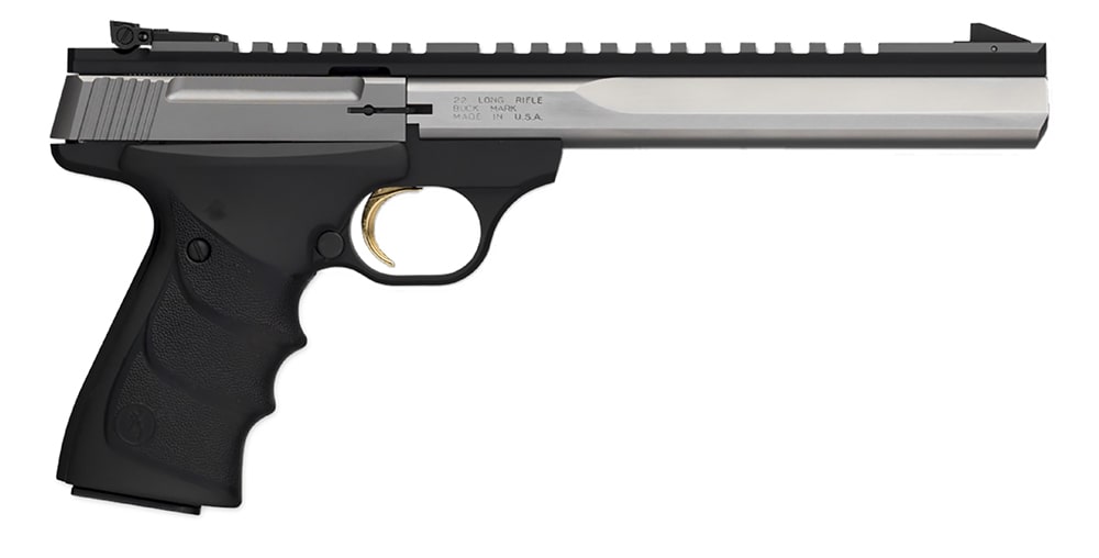 Browning Buck Mark Contour Stainless URX 7 1/4 bbl 22 LR Matte Blk/Stainles-img-2