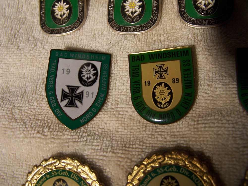 6 th  SS Ger Div Nord  collection  - Has Edelweiss flower  13 pcs History-img-1