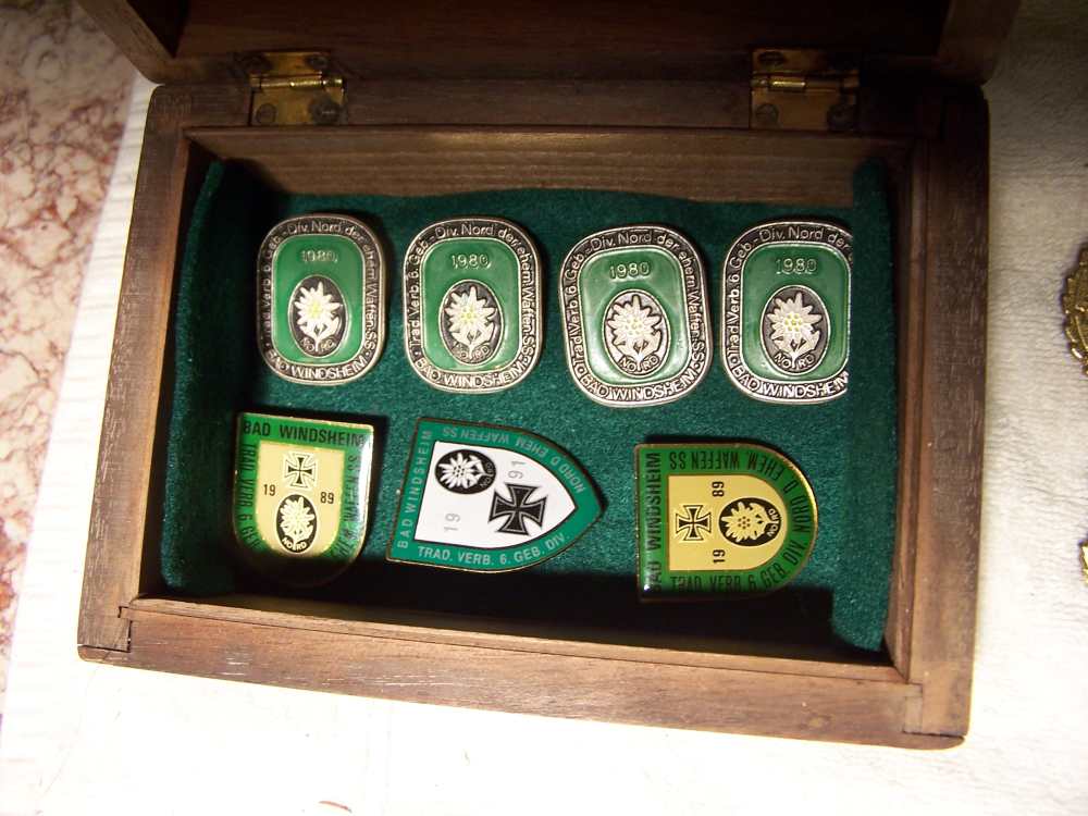 6 th  SS Ger Div Nord  collection  - Has Edelweiss flower  13 pcs History-img-15
