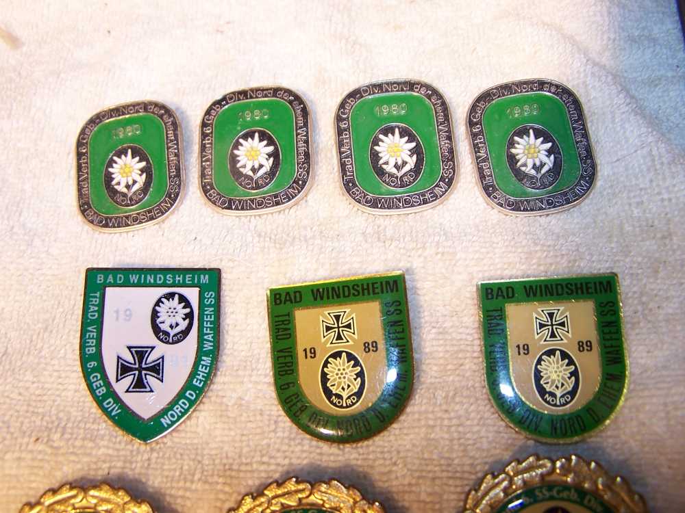 6 th  SS Ger Div Nord  collection  - Has Edelweiss flower  13 pcs History-img-6