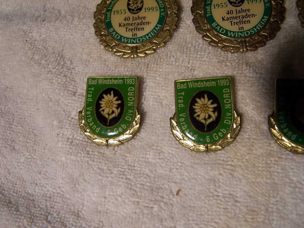 6 th  SS Ger Div Nord  collection  - Has Edelweiss flower  13 pcs History-img-8