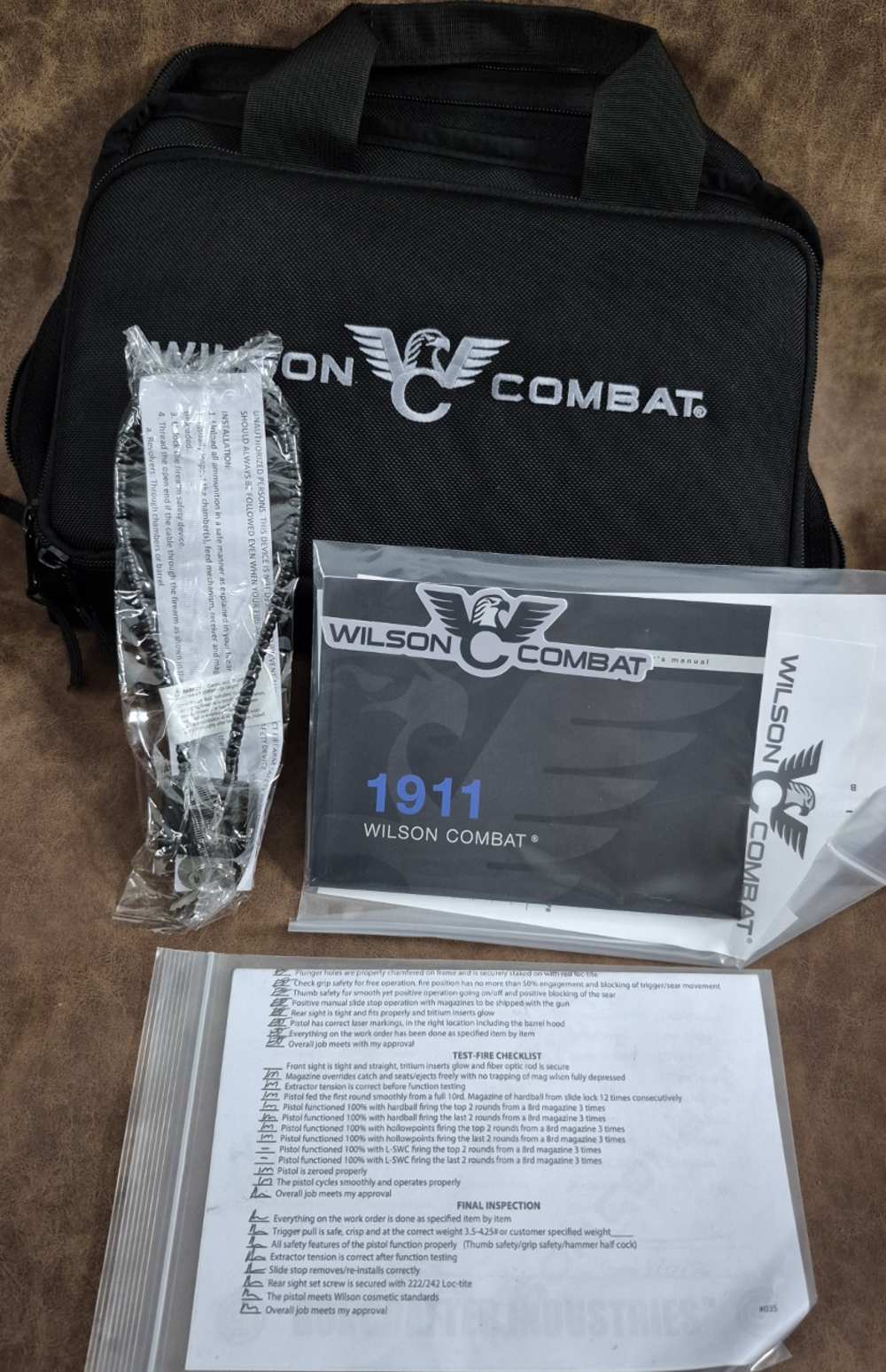NIB WILSON COMBAT X-TAC SUPERGRADE PROFESSIONAL 45ACP 4" CASE-img-20