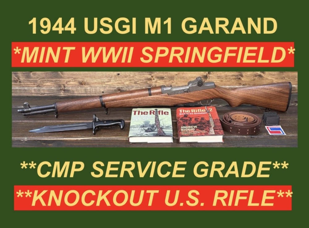 M1 GARAND SPRINGFIELD 1944 CMP SERVICE HISTORIC U.S. BATTLE RIFLE .30-06 M1-img-0