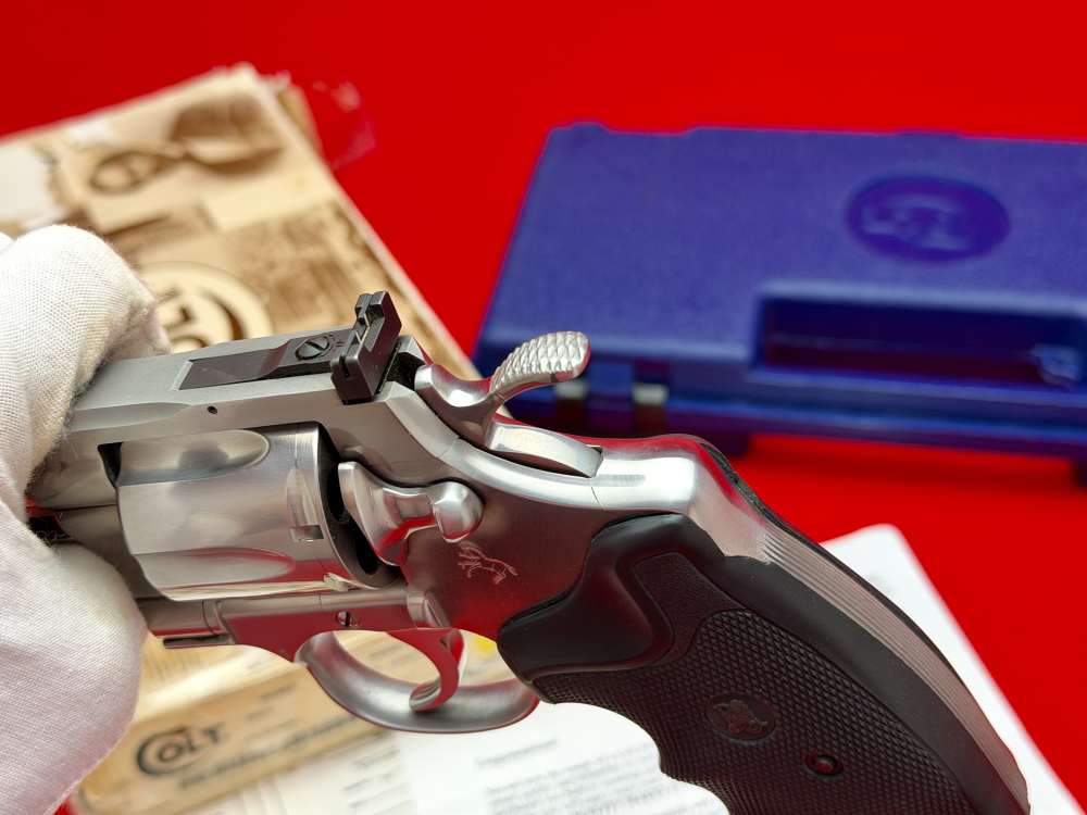 1995 Colt Python 8" Vent Rib .357 Magnum Factory Stainless Finish In Box!-img-20