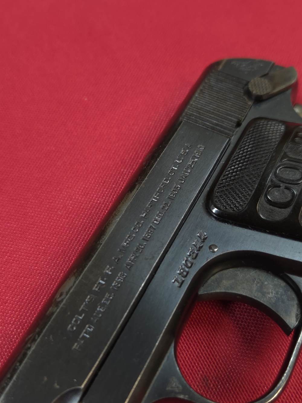Colt M1908 1908 Vest Pocket 25acp Semi Auto Pistol 1918 Nice Cond C&R-img-16