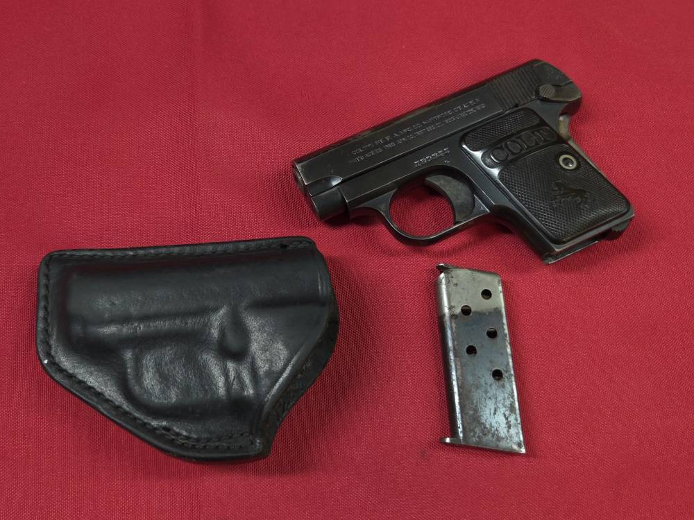 Colt M1908 1908 Vest Pocket 25acp Semi Auto Pistol 1918 Nice Cond C&R-img-20