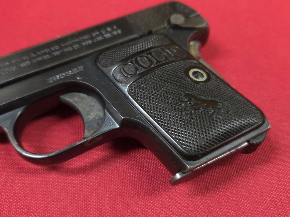 Colt M1908 1908 Vest Pocket 25acp Semi Auto Pistol 1918 Nice Cond C&R-img-1