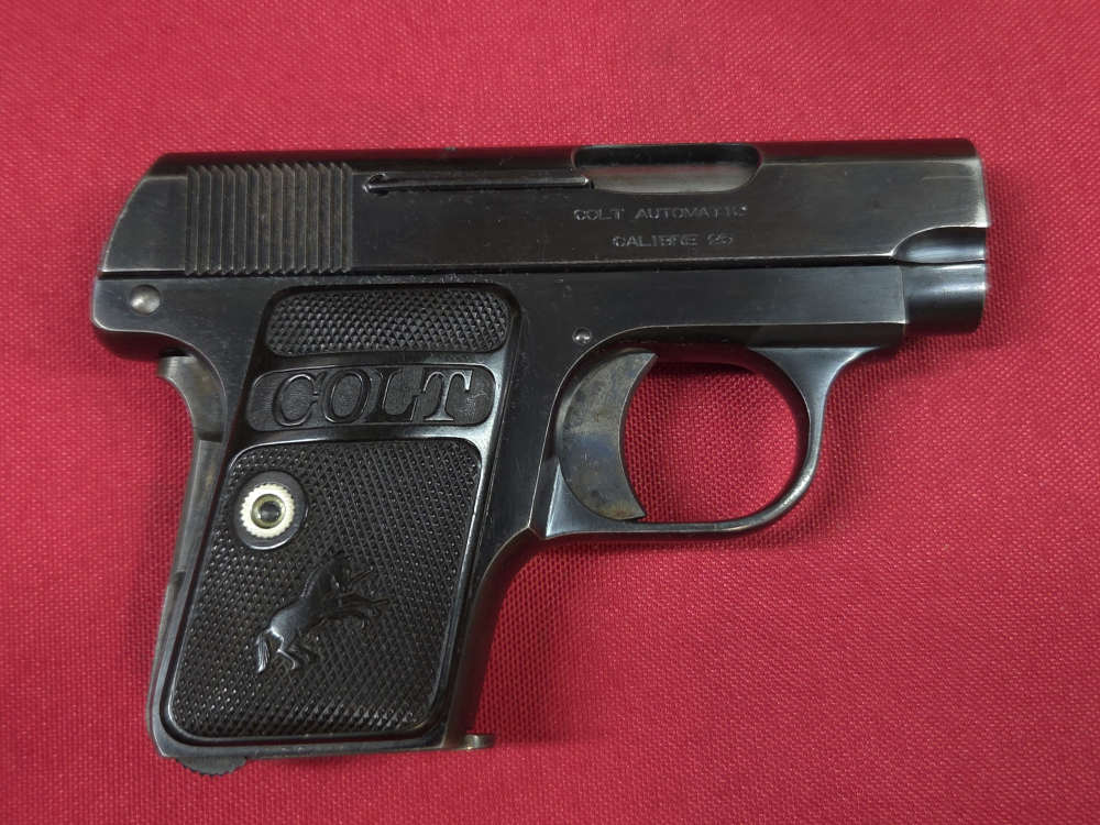 Colt M1908 1908 Vest Pocket 25acp Semi Auto Pistol 1918 Nice Cond C&R-img-5