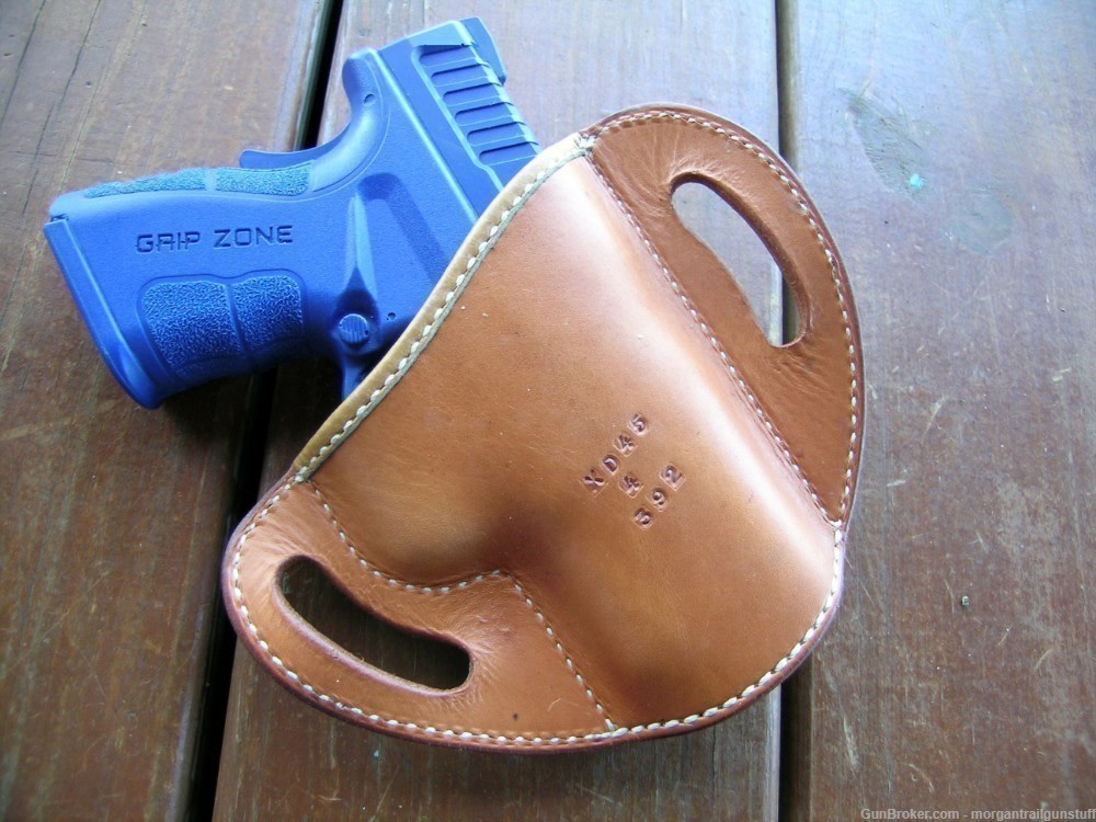 El Paso Saddlery Lined Leather Holster LH Springfield XD45-img-1