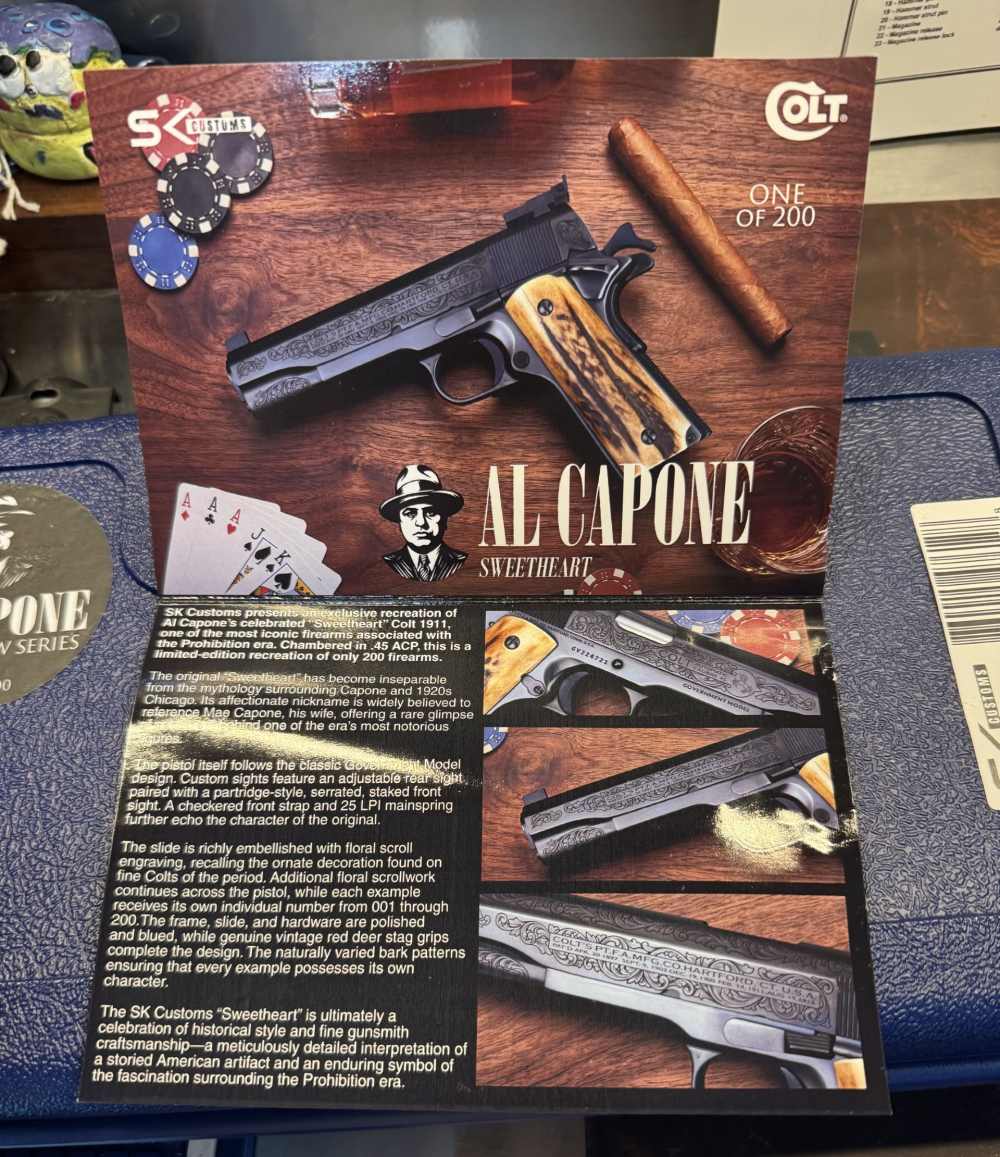 New SK Guns Al Capone Sweetheart Colt 1911 - #42 of 200 - .45 ACP-img-7