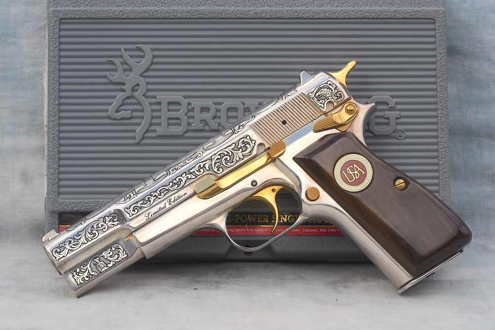 ENGRAVED Browning Hi Power Second Amendment Edition 40 S&W-img-0