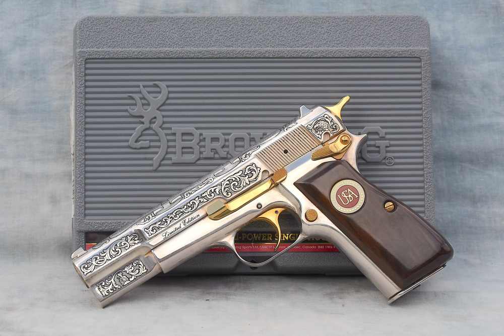 ENGRAVED Browning Hi Power Second Amendment Edition 40 S&W-img-1