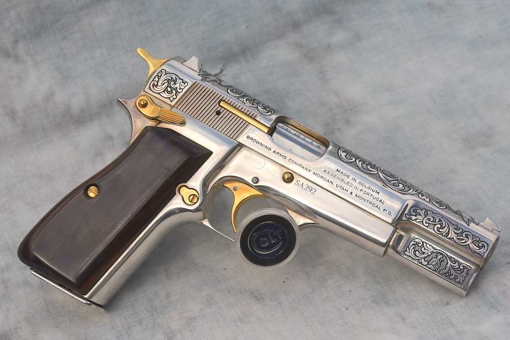 ENGRAVED Browning Hi Power Second Amendment Edition 40 S&W-img-2