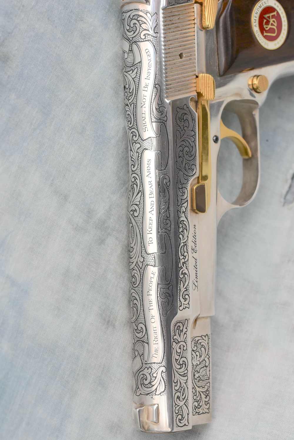 ENGRAVED Browning Hi Power Second Amendment Edition 40 S&W-img-13