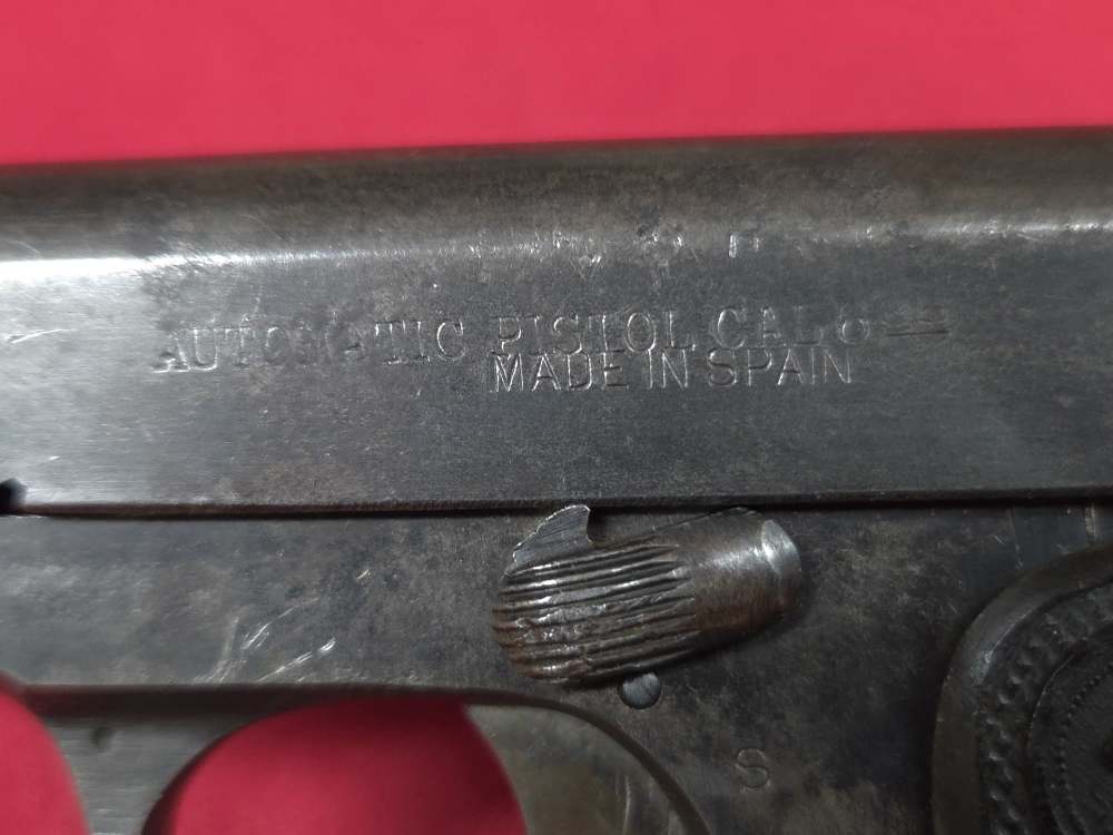 Spain Spanish 25acp Semi Auto Pocket Pistol Made in Eibar Region? C&R-img-2