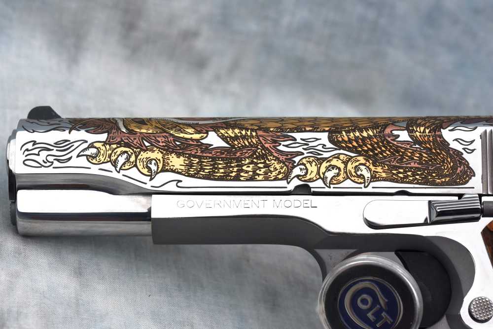 RARE NIB Colt 1911 TALO Edition Dragon 38 Super-img-9