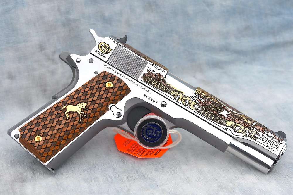 RARE NIB Colt 1911 TALO Edition Dragon 38 Super-img-3