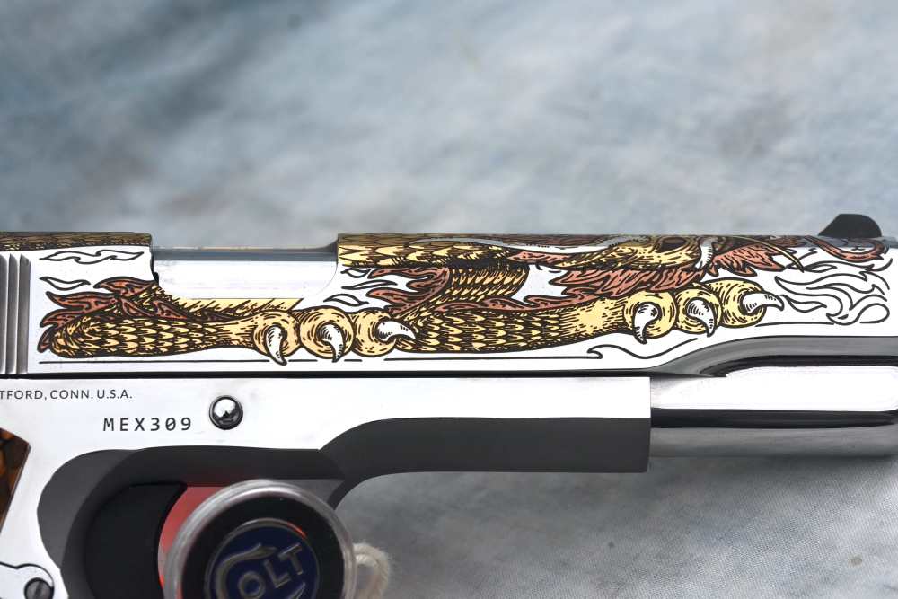 RARE NIB Colt 1911 TALO Edition Dragon 38 Super-img-6