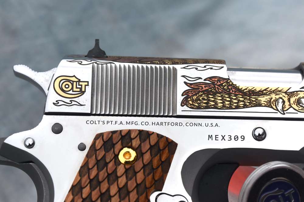 RARE NIB Colt 1911 TALO Edition Dragon 38 Super-img-5