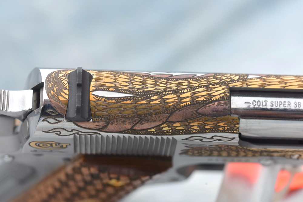 RARE NIB Colt 1911 TALO Edition Dragon 38 Super-img-13