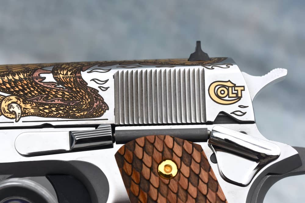 RARE NIB Colt 1911 TALO Edition Dragon 38 Super-img-8