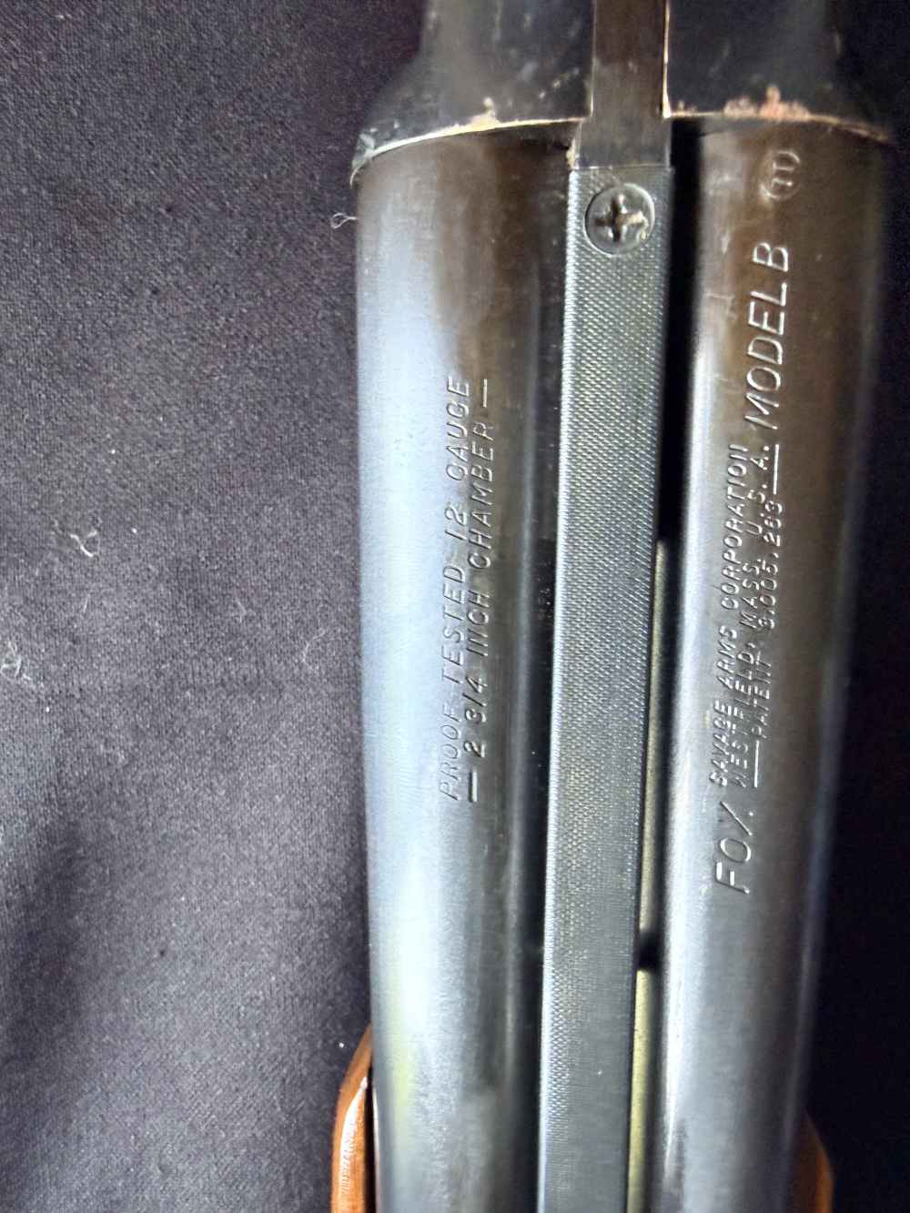 1966 - Savage/Fox Model B-SE Side-by-Side Shotgun 12 ga., 28" vent rib-img-51