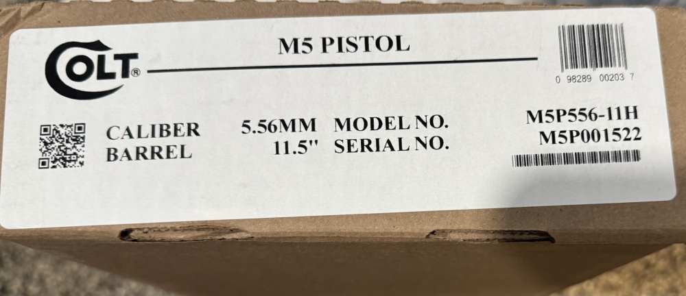 New For 2026 - Colt M5 Pistol - 11.5"-img-8