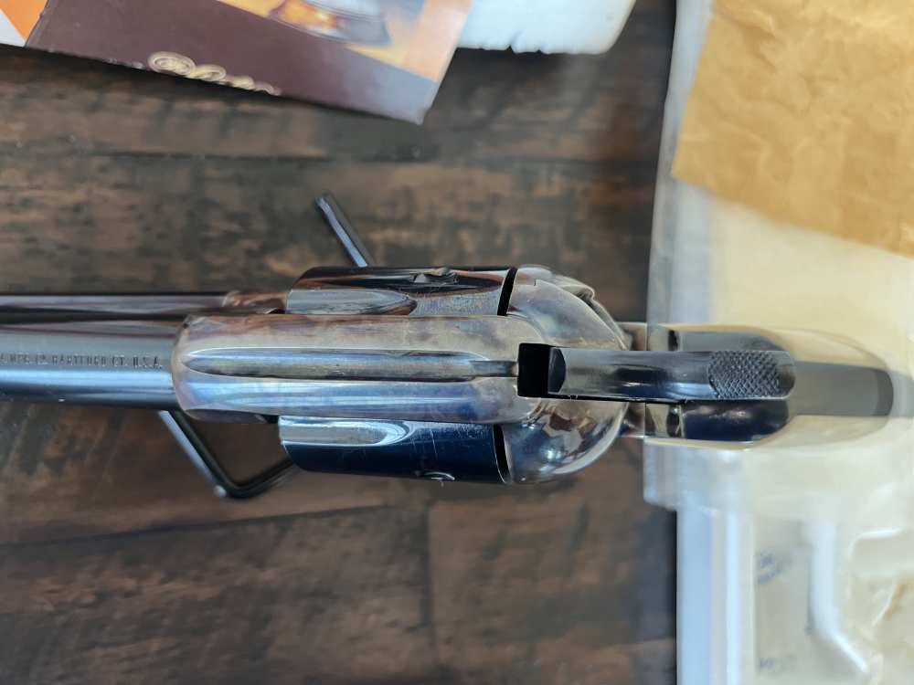 1982 Colt SAA Ivory, .45, 4.75" barrel - with box and papers-img-7