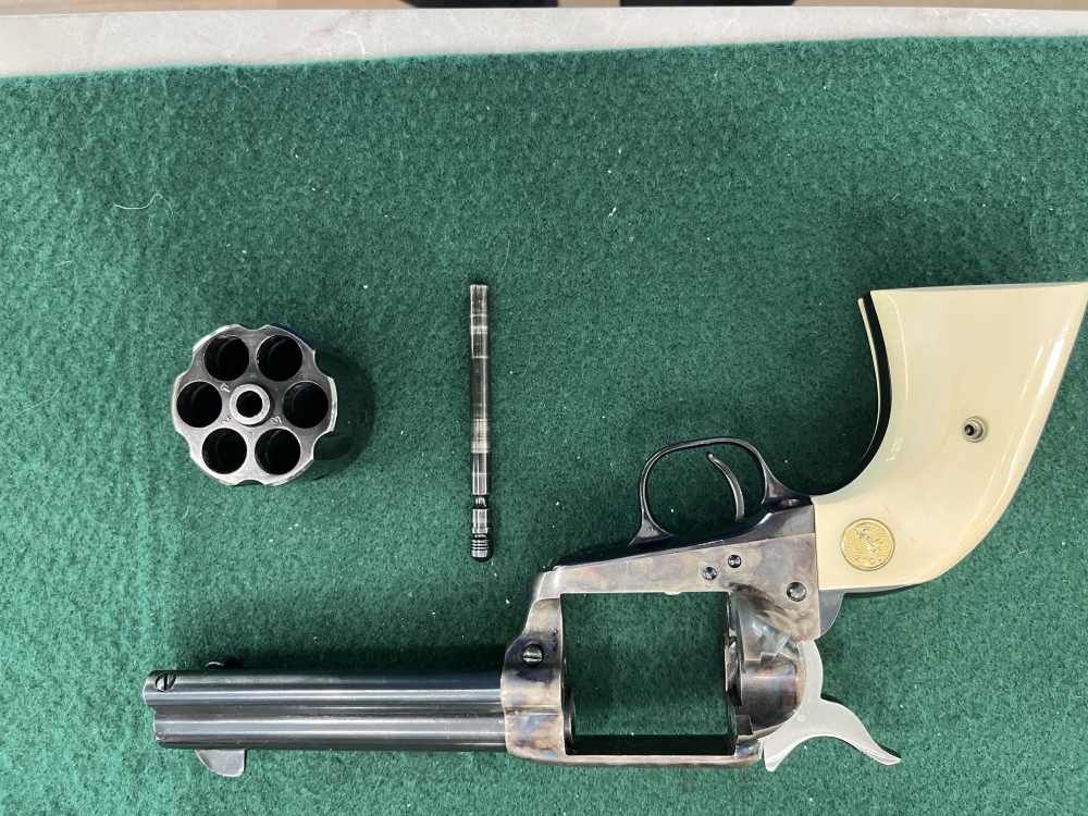 1982 Colt SAA Ivory, .45, 4.75" barrel - with box and papers-img-19