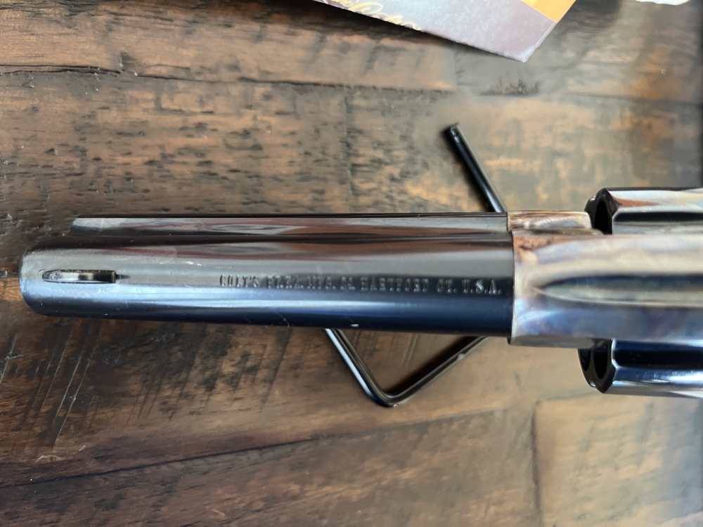 1982 Colt SAA Ivory, .45, 4.75" barrel - with box and papers-img-6