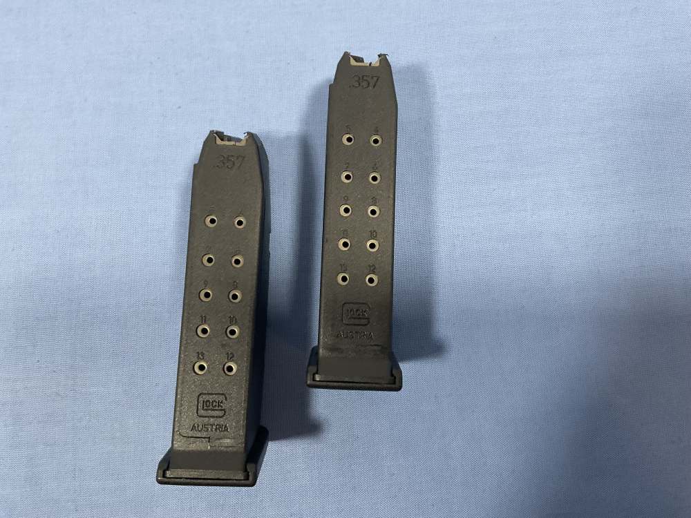 Glock OEM G32 Magazine .357 Sig - 13 Round (Lot of 2)-img-0