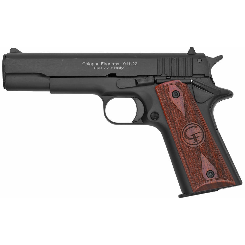 CHIAPPA FIREARMS 1911 Full Size 22LR Semi-Auto 5" 10rd Handgun, Black-img-1