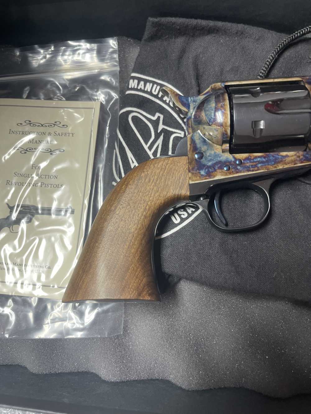 LNIB Standard Manufacturing Sheriffs Model 45 COLT Case Color Single Action-img-8