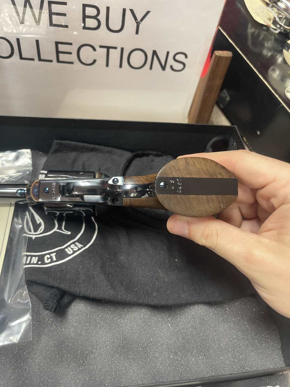 LNIB Standard Manufacturing Sheriffs Model 45 COLT Case Color Single Action-img-5